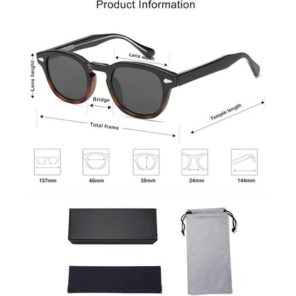 Retro Small Round Sunglasses for Men and Women